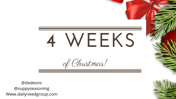 4 Weeks of Christmas!