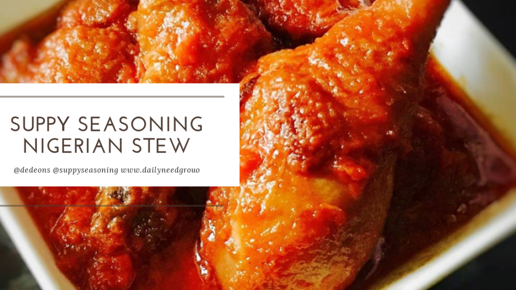 Suppy Seasoning Nigerian Stew