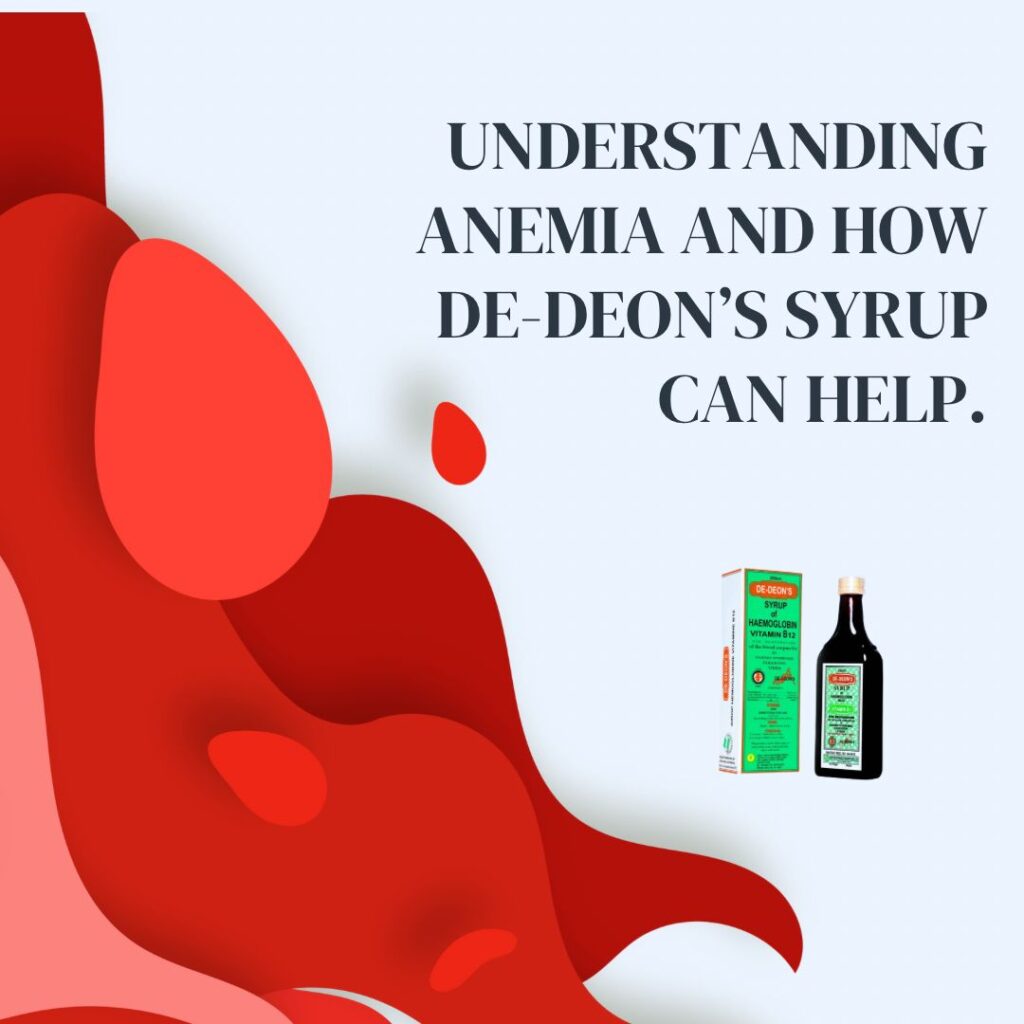 Understanding Anemia and How De-deon’s Syrup Can Help.